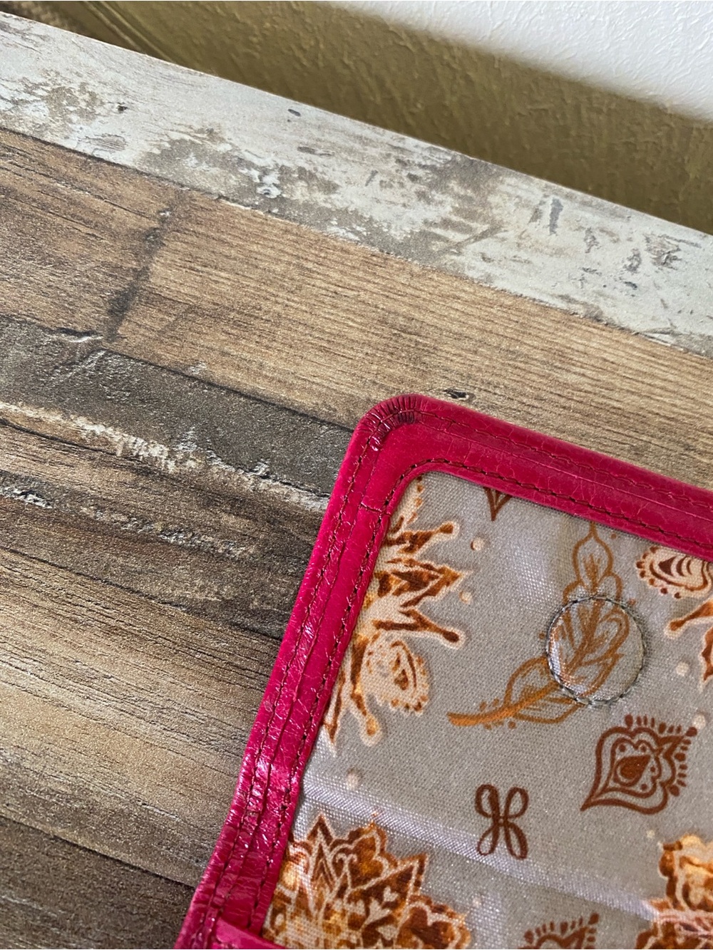 HOBO Leather Wallet Clutch - Fuchsia Pink - Picture 8 of 15